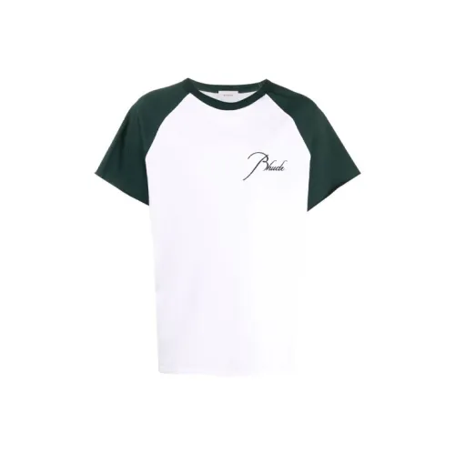 RHUDE Зеленый Мужской T-Рубашки