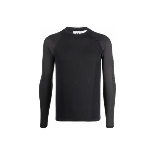 Y 3 Черные Мужские T-Рубашки