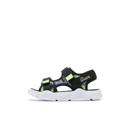 XTEP Детские сандалии Low Top Черный Slate Серый Kids