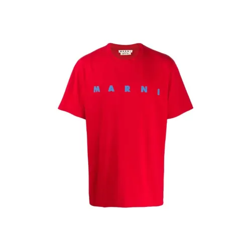 MARNI Red Мужская T-рубашка