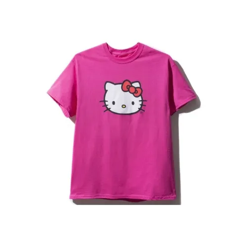 ANTI SOCIAL SOCIAL CLUB x HelloKitty T-Shirt Унисекс Красный