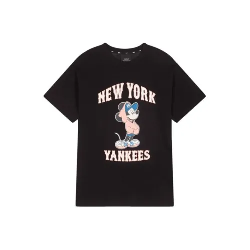 MLB x Disney Черная унисекс футболка
