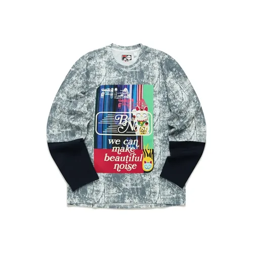 FILA FUSION Tokyostudio Пятнистый Память Унисекс Футболка