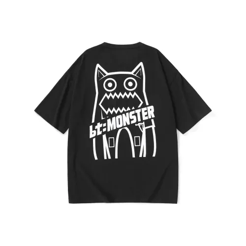 BT рукав длинный T-рубашка унисекс черная