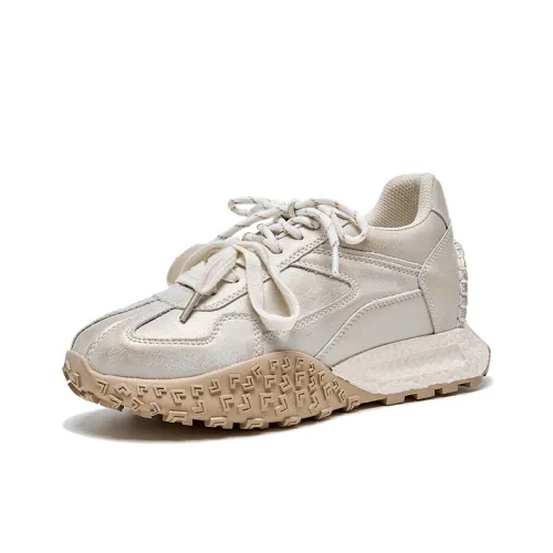 Chibang Легкий Низкий Топ Кроссовки с Толстой Подошвой Женские