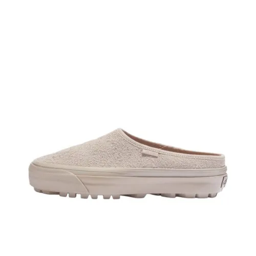 Vans LX MULE STYLE 17 Устойчивые к истиранию Домашние тапочки Унисекс Бежевые