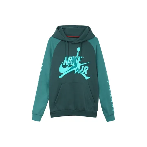 JORDAN Черный Зеленый Мужской Свитшот