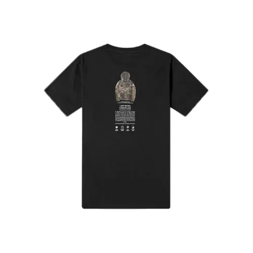 STONE ISLAND Черная унисекс футболка