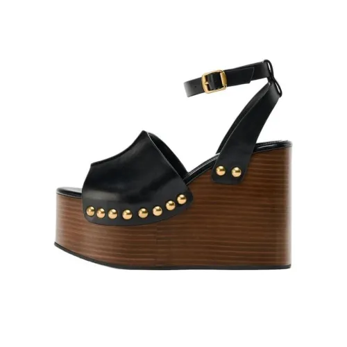 ZARA one Ремень Сандалии Черные Женские