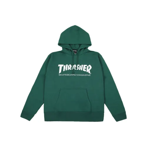 Толстовка Thrasher Japan Version Unisex Вечнозеленая