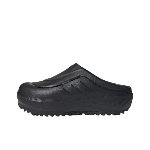 Adidas OZWAVE CLOG Устойчивые к истиранию Домашние тапочки Унисекс Черные