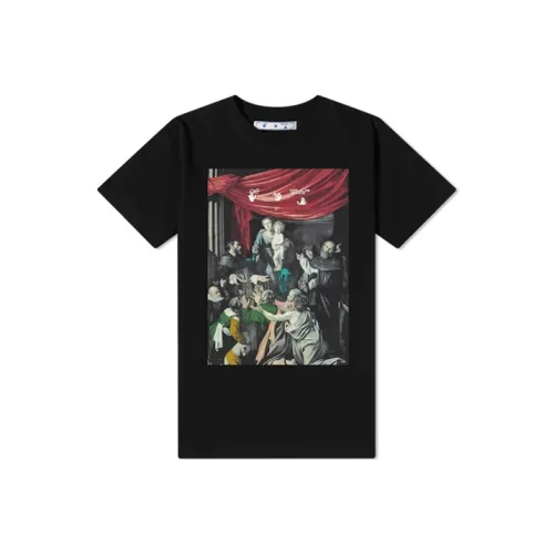 Off Белый FW20 Черный Мужская T-Рубашка