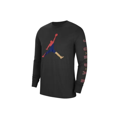 Джордан Набор с короткими рукавами мужская футболка черного цвета