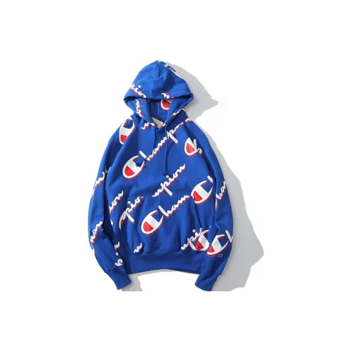 Champion Толстовка Американская версия Унисекс Королевский синий