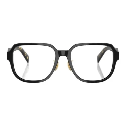 PRADA Ацетат Квадратные Оправы для Очков Женские Черные