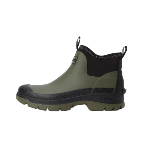 BARBOUR Резина сапоги зеленые мужские