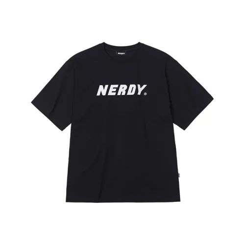 Nerdy Черная Унисекс Футболка