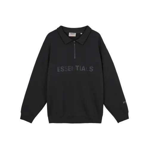 Fear Of God Essentials Свитшот Зимний Унисекс Черный