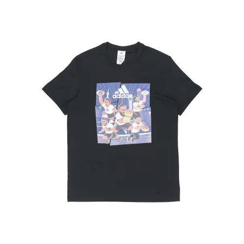 Adidas Мужские черные футболки