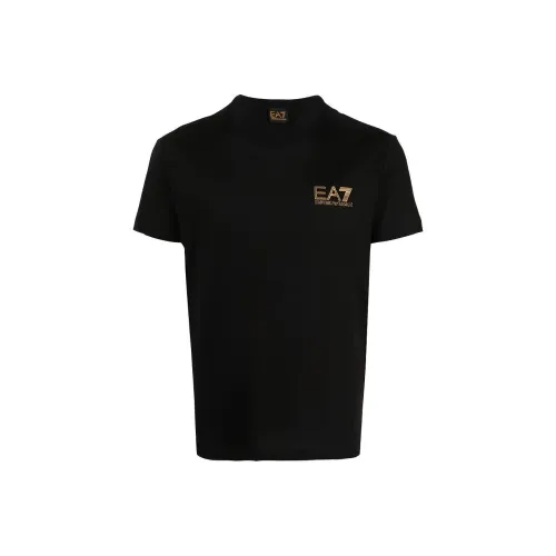 EMPORIO ARMANI EA7 T-Shirt Мужской Черный