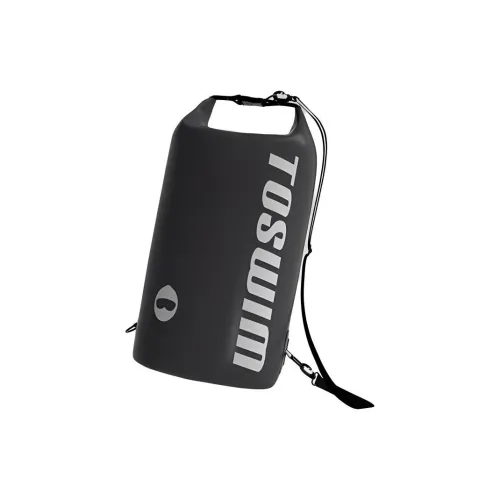 TOSWIM ПВХ Рюкзак Сумка для плавания Унисекс Черный Лимон