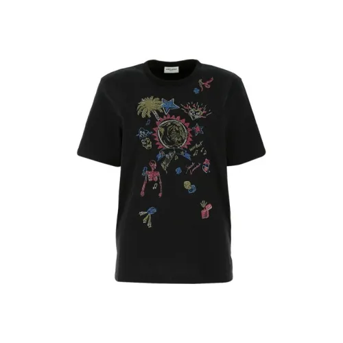 SAINT LAURENT T-Shirt Унисекс Черный