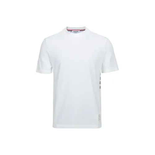 THOM BROWNE Белая Мужская T-рубашка