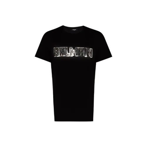 BALMAIN Мужские черные T-рубашки