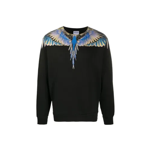 MARCELO BURLON Черные Мужские Свитшоты