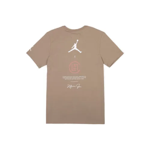 Джордан Clot X Air Jordan T-Shirt Версия для США Мужская Хаки