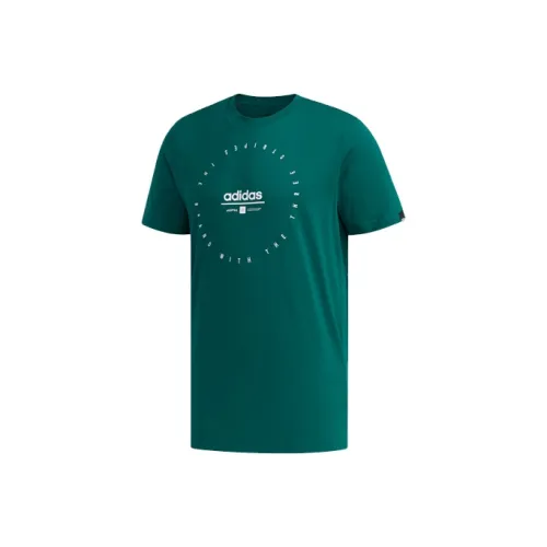 Adidas T-Shirt Мужская Преппи Зеленая