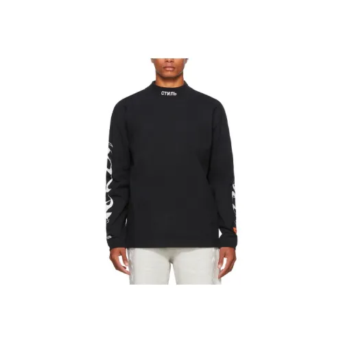 HERON PRESTON Мужские черные рубашки T