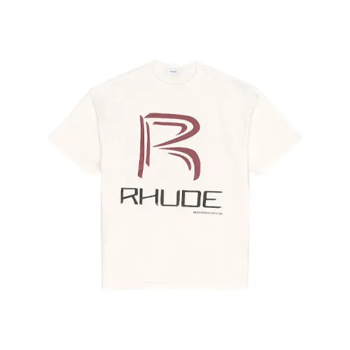 RHUDE Белая Мужская T-Рубашка