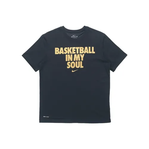 Nike Комплект с короткими рукавами T-рубашка Мужской Черный