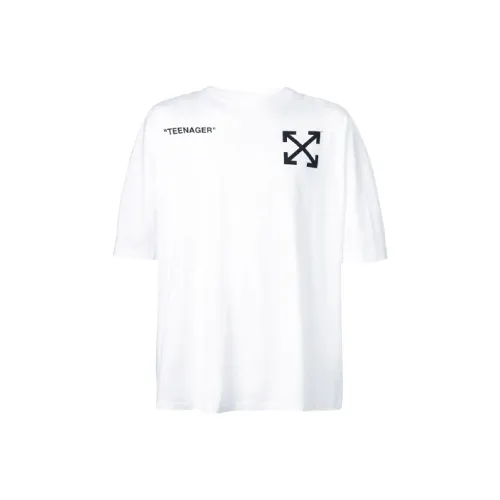 Off Белый SS19 Мужские T-рубашки