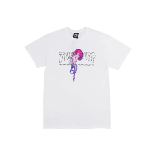Thrasher T-Shirt US Version Unisex White