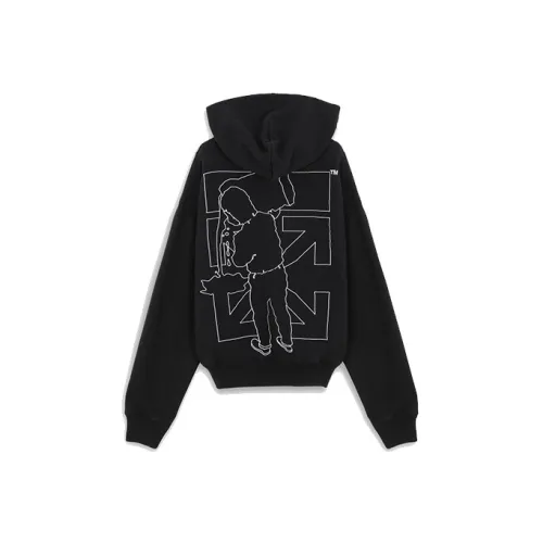 Off Белый FW20 Черный Мужские Толстовки