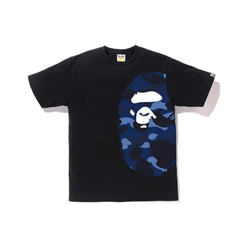 A BATHING APE Голова Series Цвет CAMO Боковая сторона BIG Ape Голова Tee T Рубашка Унисекс