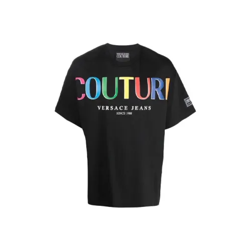 VERSACE JEANS COUTURE FW21 T-Shirt Мужской Черный