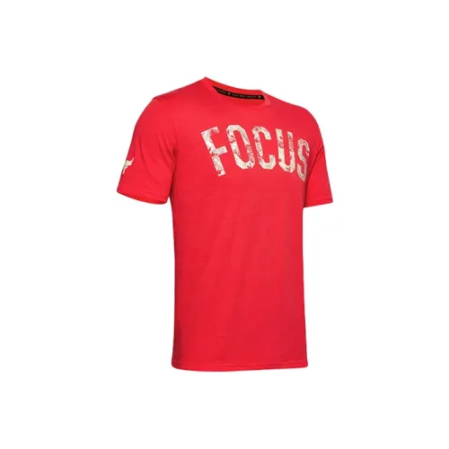 Under Armour Прямой крой T-рубашка Мужская Красная