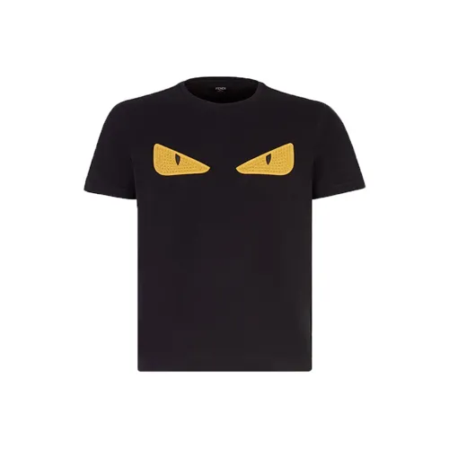 Fendi Черные Мужские T-Рубашки