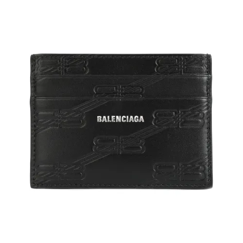 Balenciaga Коровья кожа Держатель для карт Стандартный Мужской Черный
