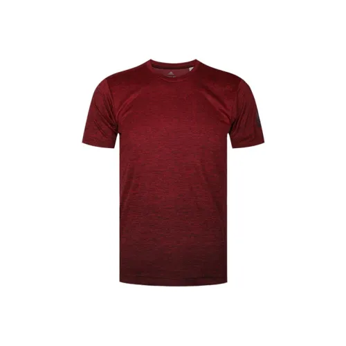 Adidas T-Shirt Мужская Каштановая Красная