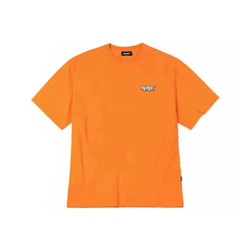 NERDY Прямой крой T-рубашка Унисекс Оранжевый