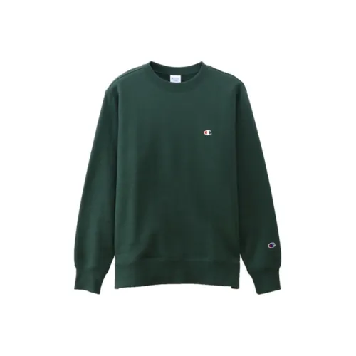 Champion Зеленый Унисекс Свитшоты