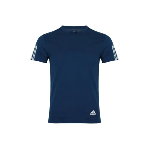 Adidas Blue Men's T-Shirts Adidas Синий Мужские Футболки