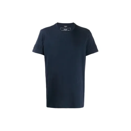 BALMAIN SS21 T-Shirt Мужской Синий
