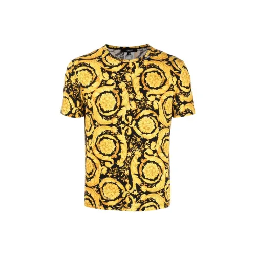 VERSACE FW21 T Рубашка Мужская Желтая