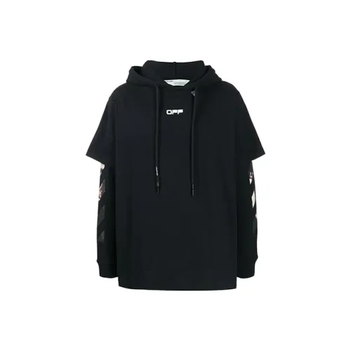 OFF Белый Свитшот Мужской Черный