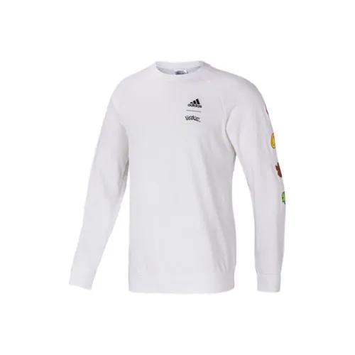 Adidas Белый Мужской Свитшот